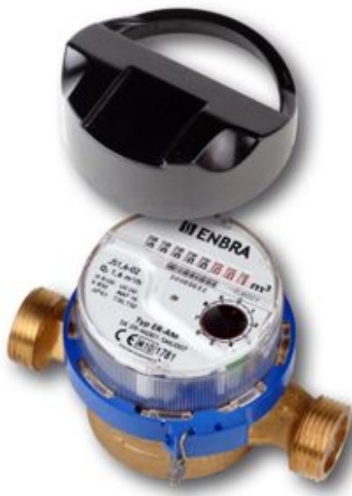 Obrázek Vodoměr ER-AM teplá voda 1/2" - 1,6m3/hod