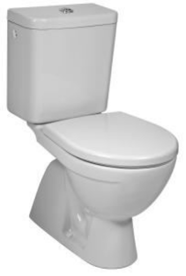 Obrázek JIKA-LYRA PLUS 2638.7-241 kombinační klozet SO bílý
