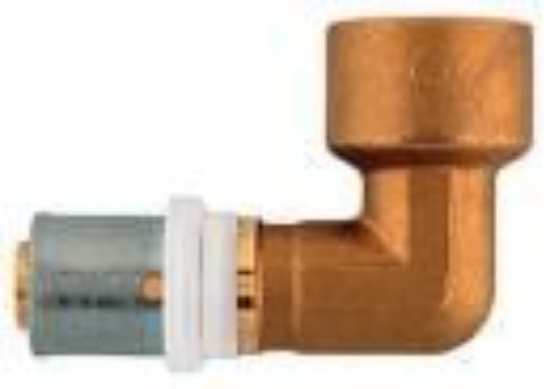 Obrázek koleno 90 vnitřní přechod 20x1/2" lisovací